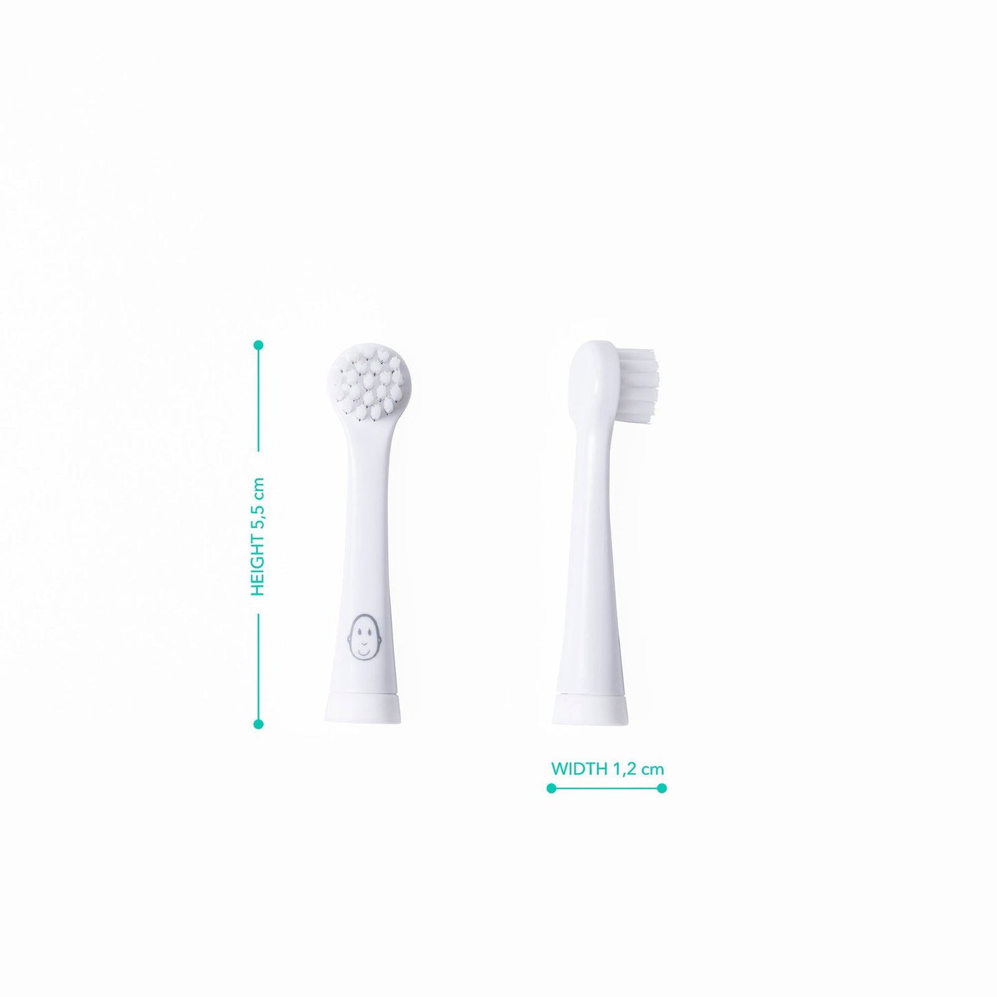 Matchstick Monkey Baby Electric Sonic Brush Heads - Little Lug