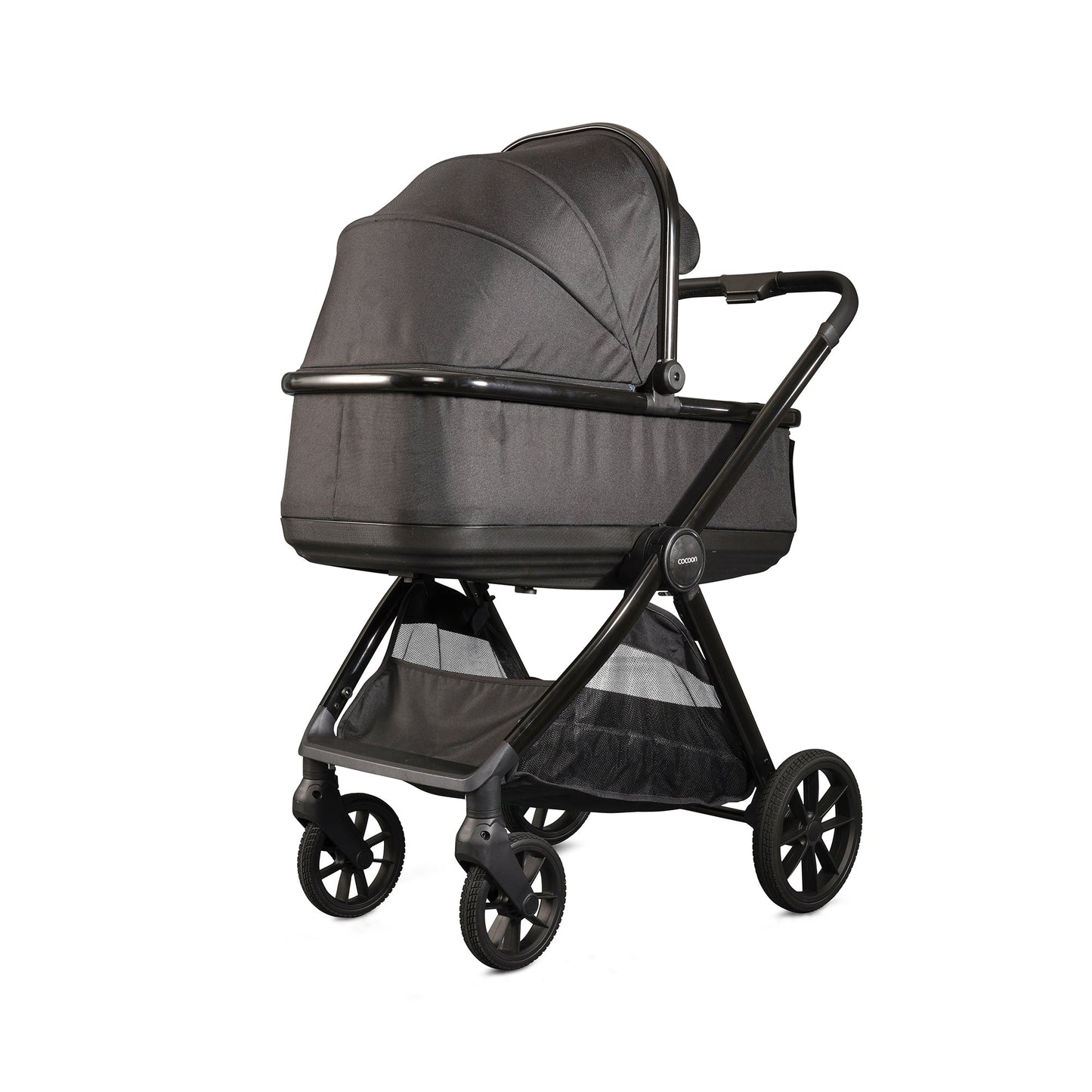 Mee-Go Cocoon Pushchair Bundle with Accessories - Liquorice