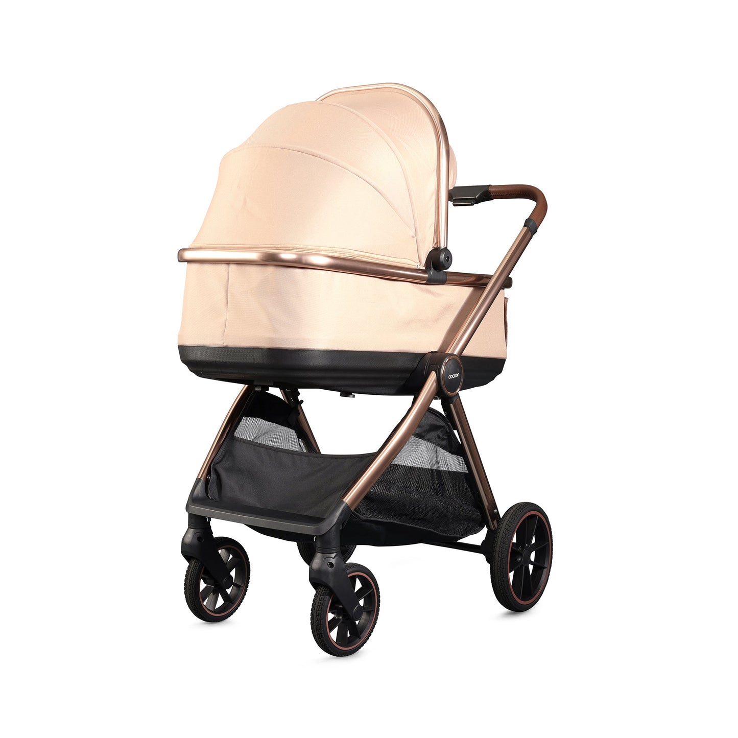 Mee-Go Cocoon Pushchair Bundle with Accessories - Toffee