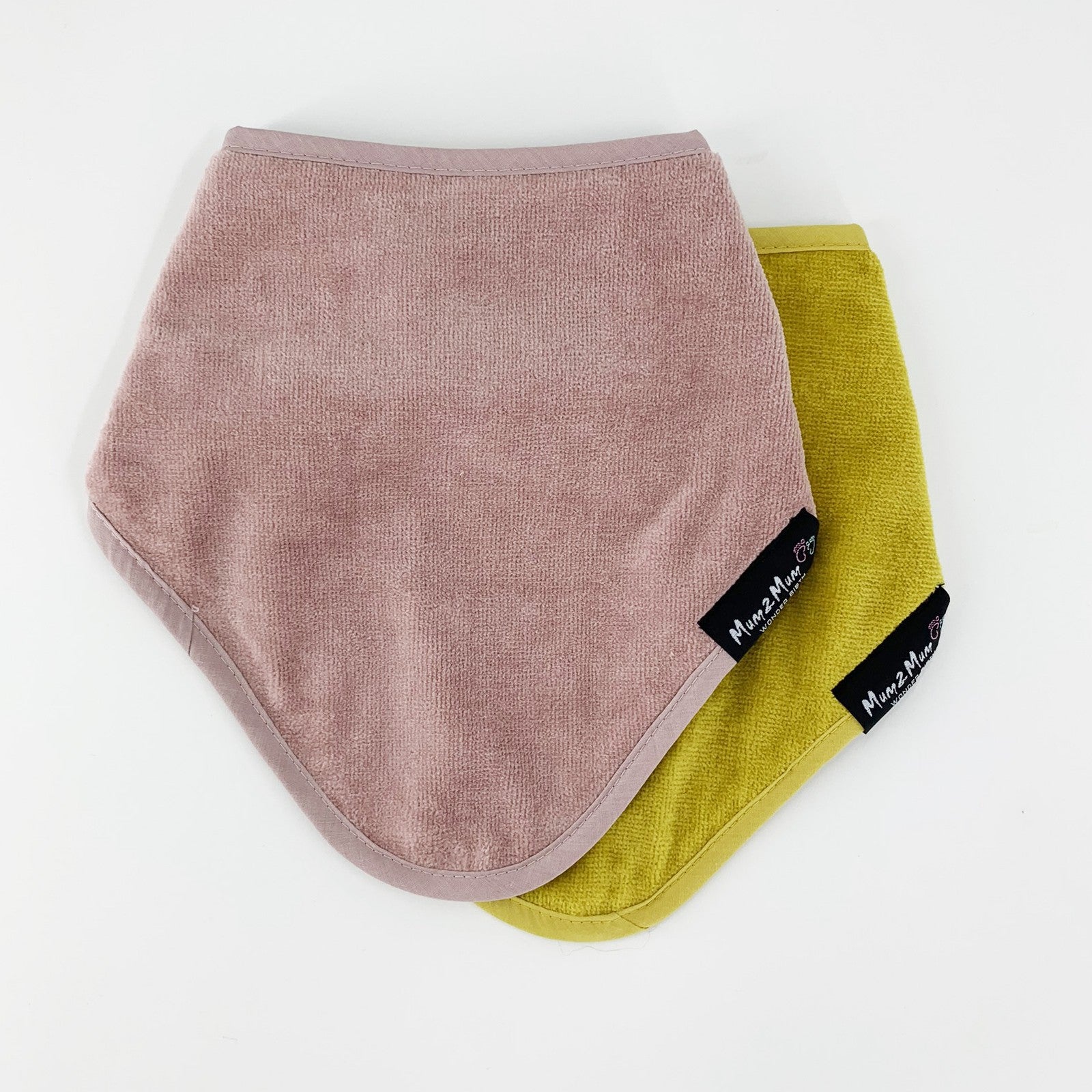 Mum 2 Mum Bandana Style Wonder Bib - Mustard Yellow