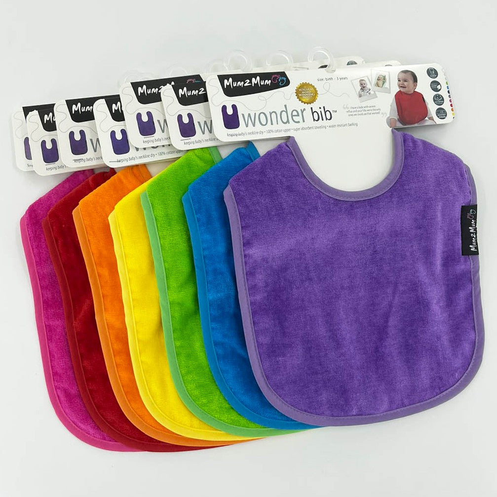 Mum 2 Mum Standard Wonder Bib - Purple