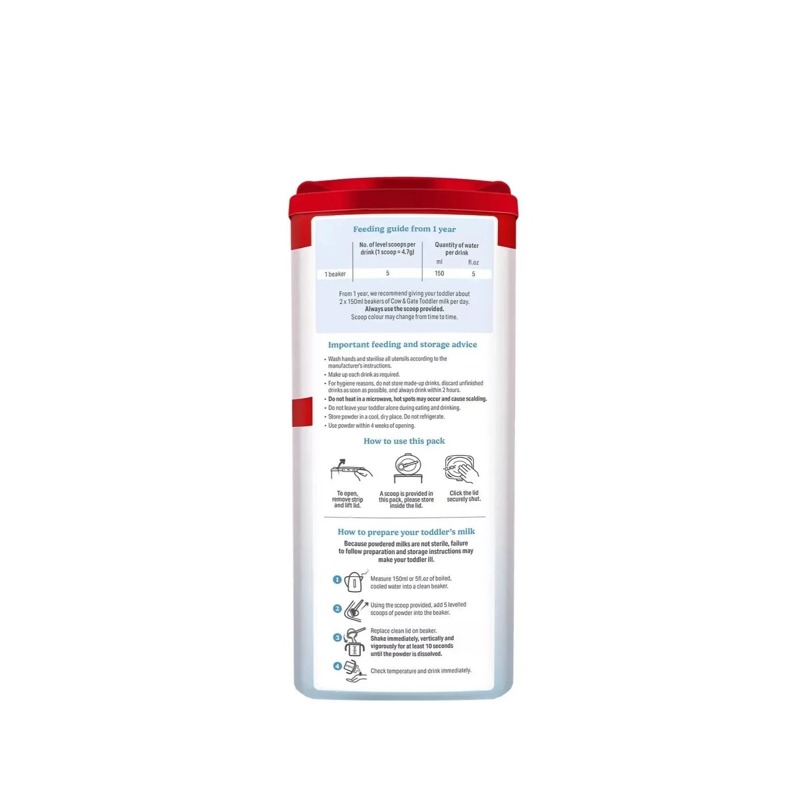 Cow & Gate 3 Growing Up Milk Formula 1+ year 800g
