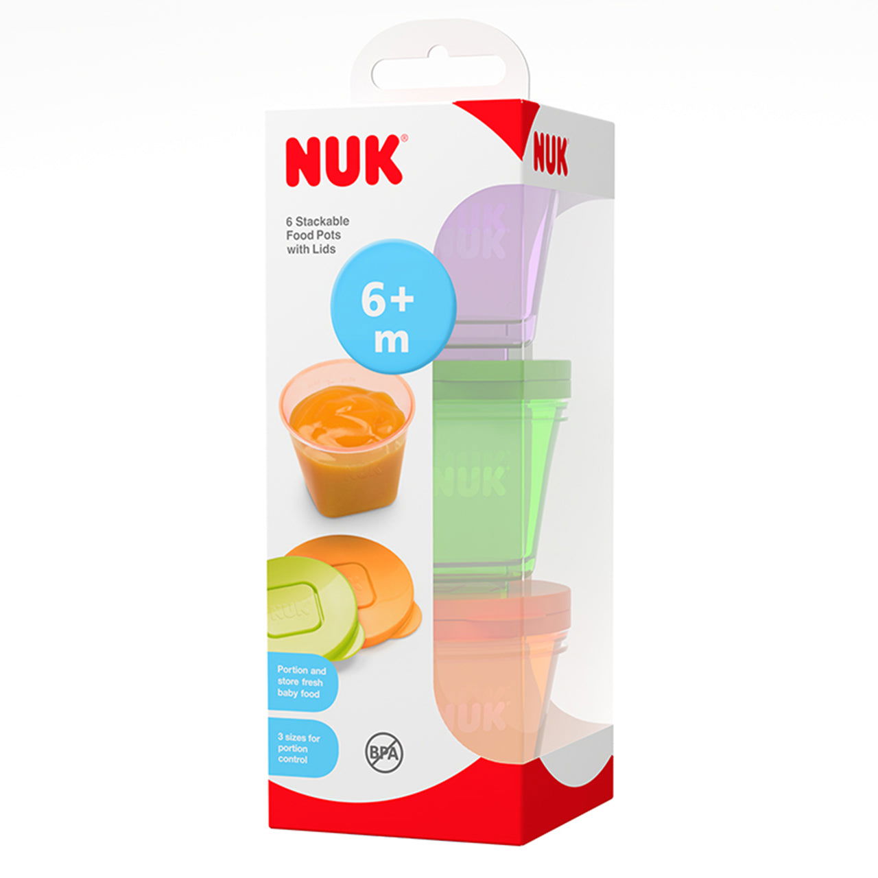 NUK Stackable Food Pots - Little Lug