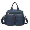 Navy Functional Baby Changing Shoulder Bag - Little Lug