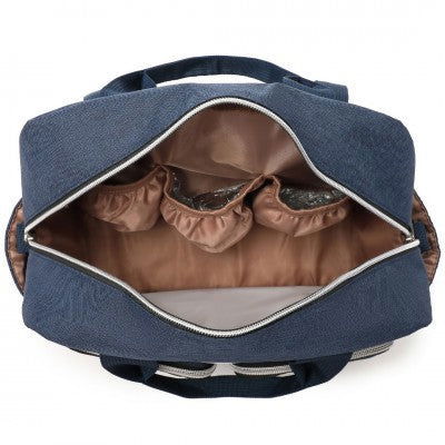Navy Functional Baby Changing Shoulder Bag - Little Lug