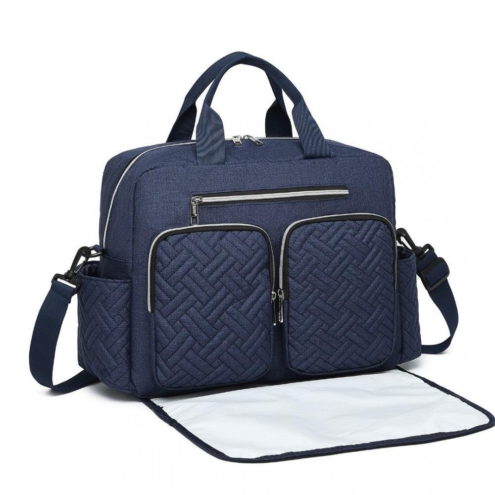 Navy Versatile Baby Changing Bag - Little Lug
