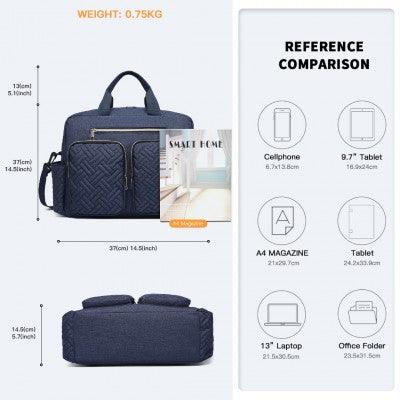 Navy Versatile Baby Changing Bag - Little Lug
