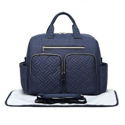 Navy Versatile Baby Changing Bag - Little Lug