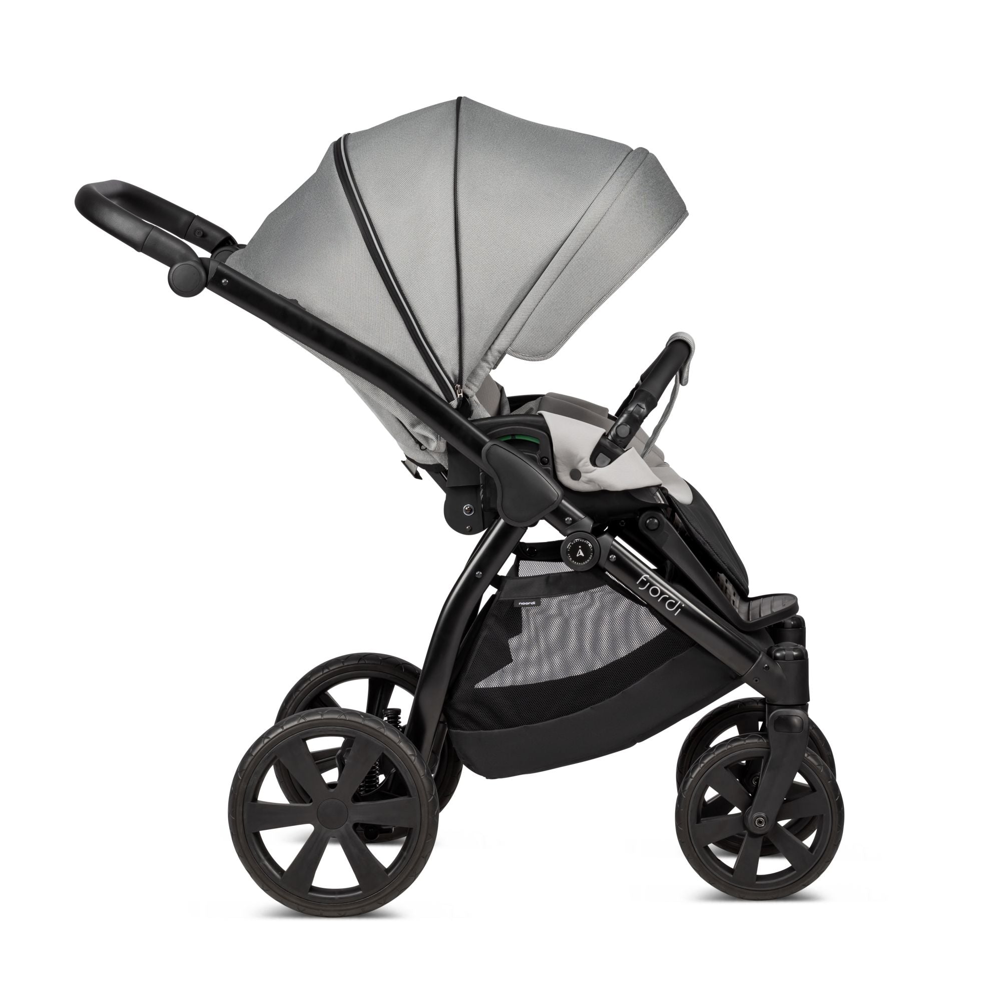 Noordi Fjordi V1 3in1 with Joie i-Snug 2 Car Seat, Grey