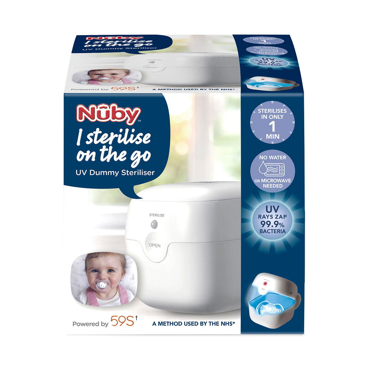 Nuby Sterilising UV Soother Pod - Little Lug