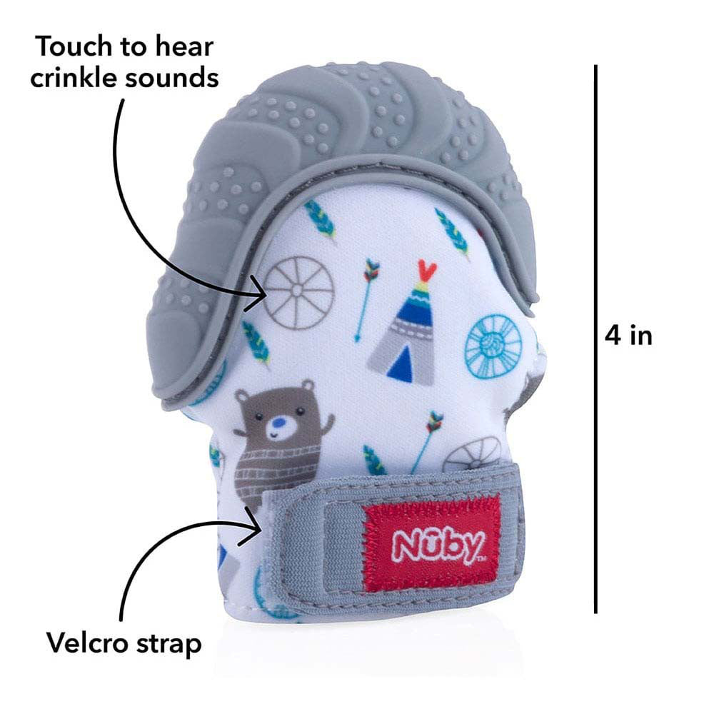 Nuby Teething Mitt - Assorted - Little Lug