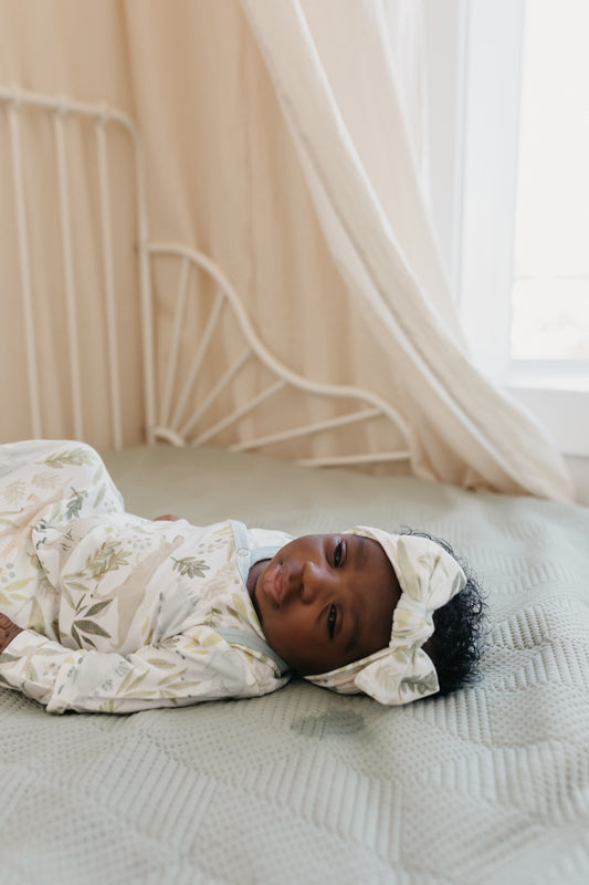 Copper Pearl Newborn Gown Rex