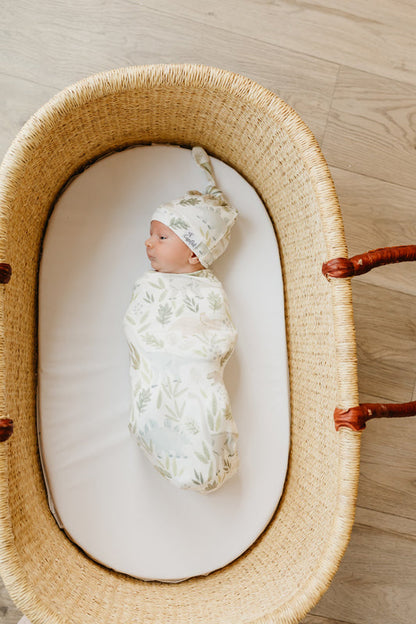 Copper Pearl Top Knot Hat Rex 0-4m