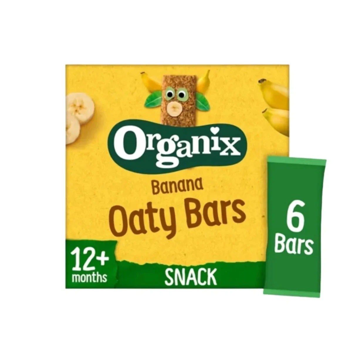 Organix Banana Soft Oaty Bar 12+ months 138g (6x23g)