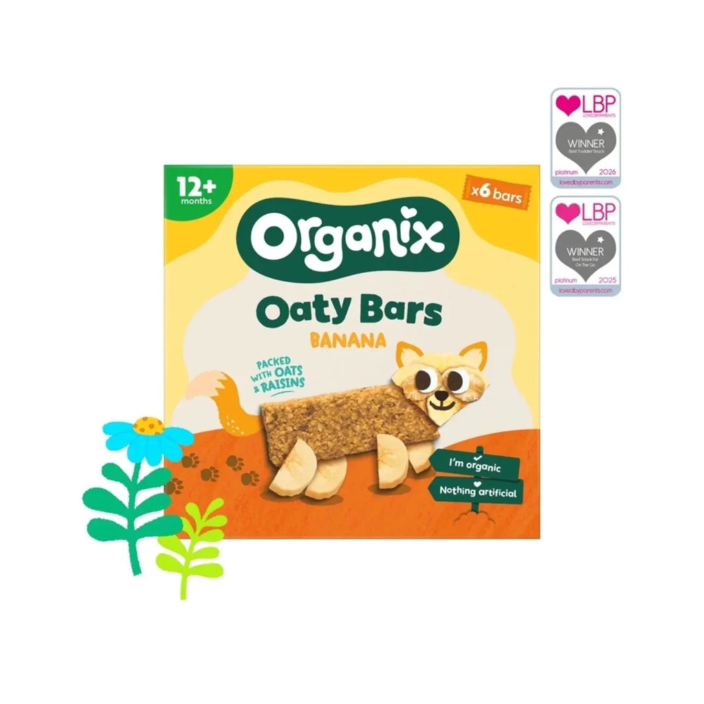 Organix Banana Soft Oaty Bar 12+ months 138g (6x23g)