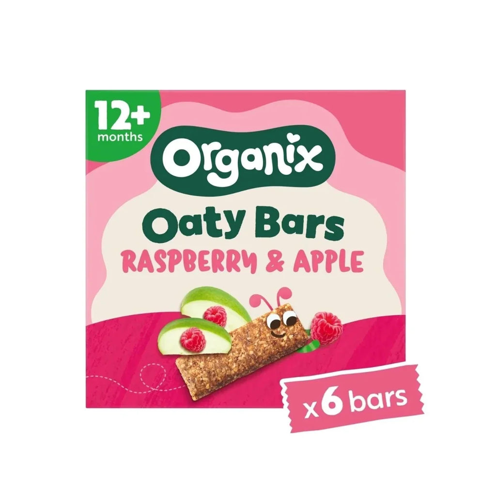 Organix Raspberry & Apple Soft Oaty Bars 12+ months 138g (6x23g)