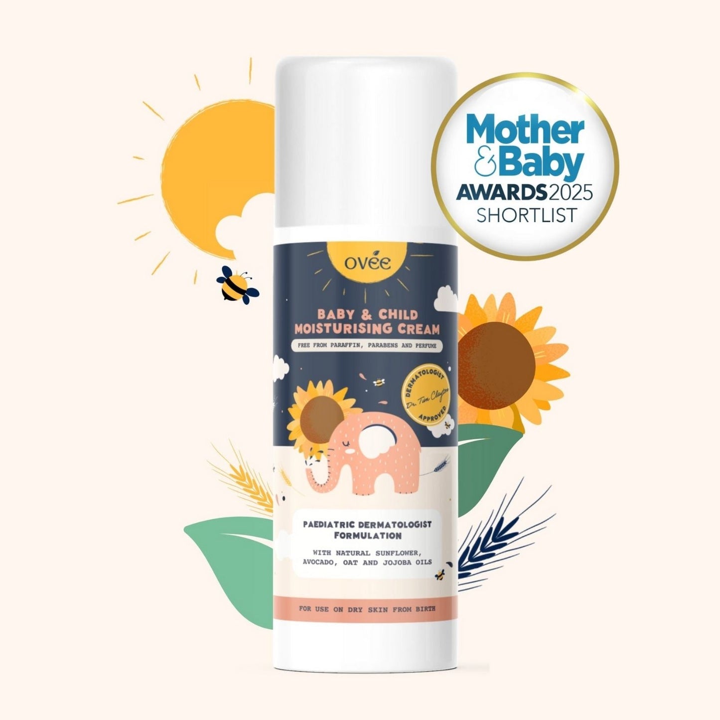 Ovée Baby & Child Moisturising Cream