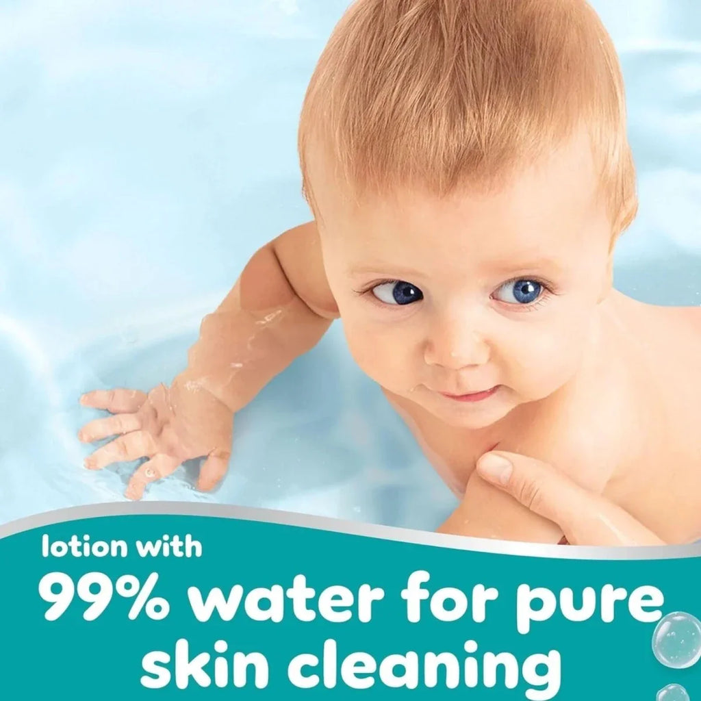 Pampers 99% Water Plastic Free Baby Wipes 12x60 pcs