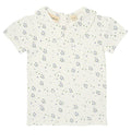 Peter Pan Short Sleeved T-Shirt - Purple Flower
