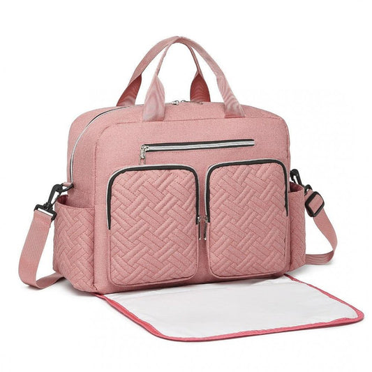 Pink Versatile Baby Changing Bag - Little Lug