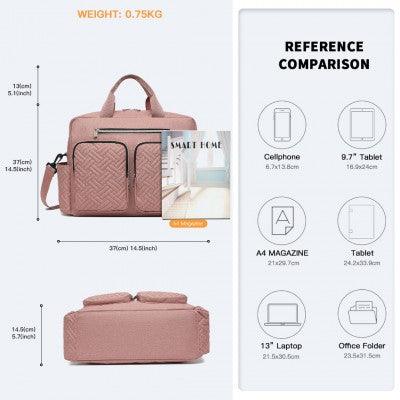 Pink Versatile Baby Changing Bag - Little Lug