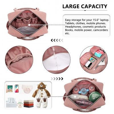 Pink Versatile Baby Changing Bag - Little Lug