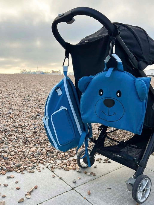Pottiagogo Space Blue Travel Baby Changing Backpack - Little Lug