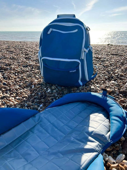 Pottiagogo Space Blue Travel Baby Changing Backpack - Little Lug