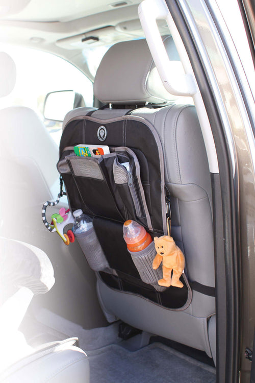 Prince Lionheart Travel Backseat Organiser (Available in Brown/Black) - Little Lug