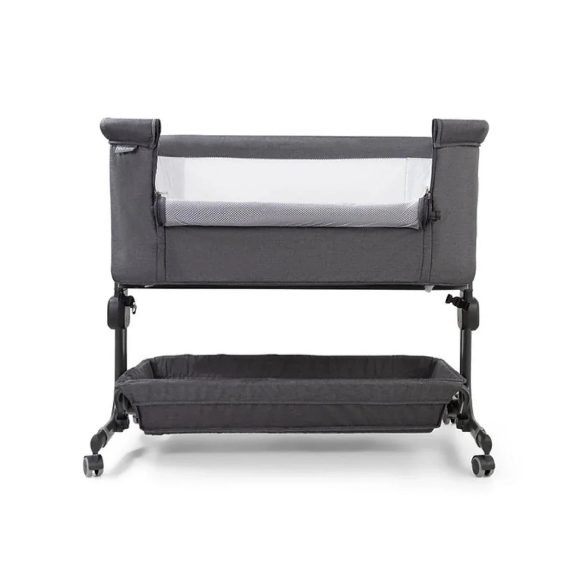 Red Kite Quiet Time Cozysleep Bedside Crib - Grey