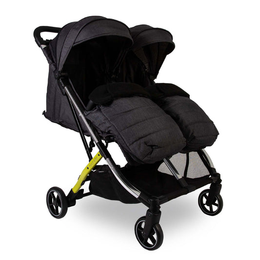 Red Kite Double Push Me Lightweight Travel Stroller (Pistachio) - Little Lug