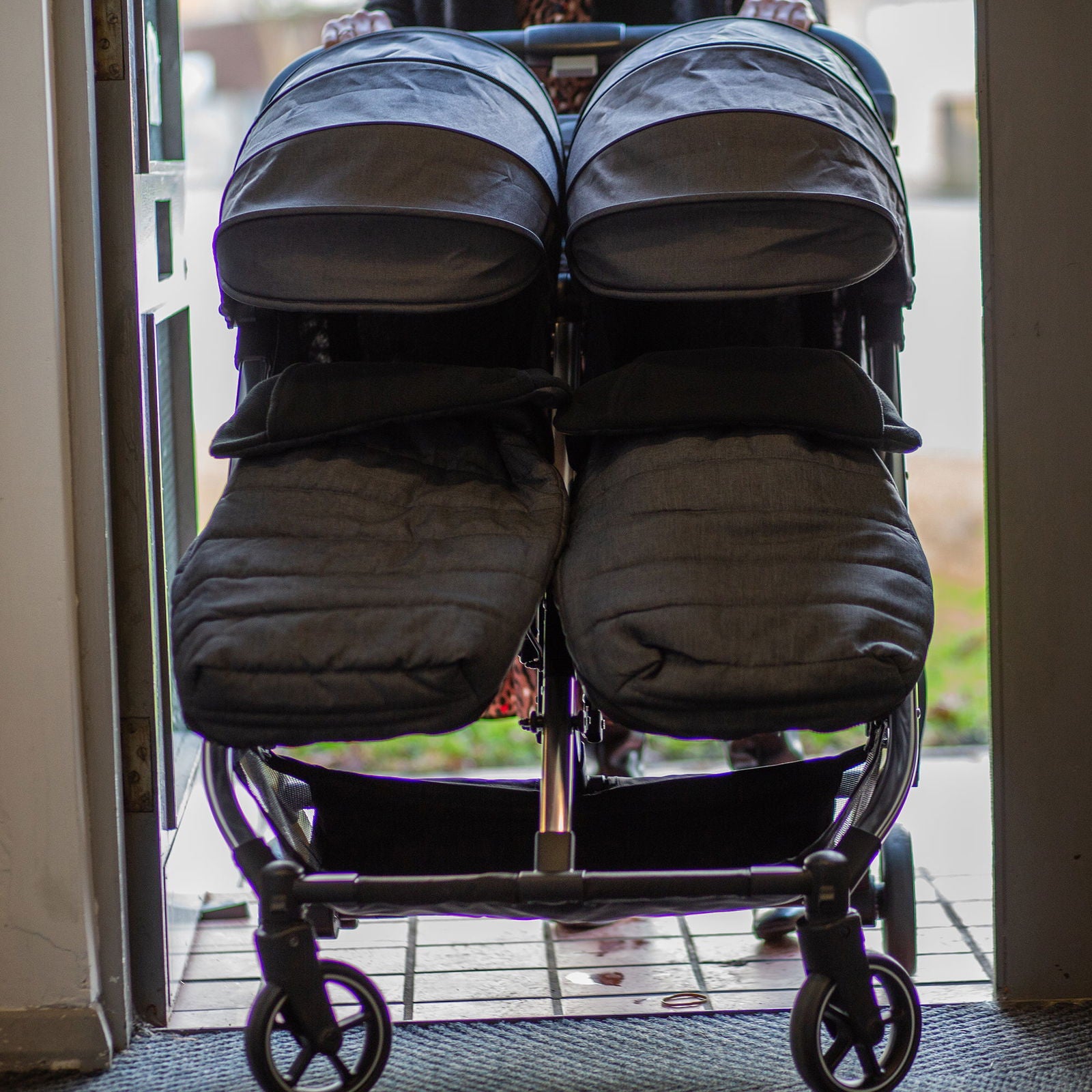 Red Kite Double Push Me Lightweight Travel Stroller (Pistachio) - Little Lug