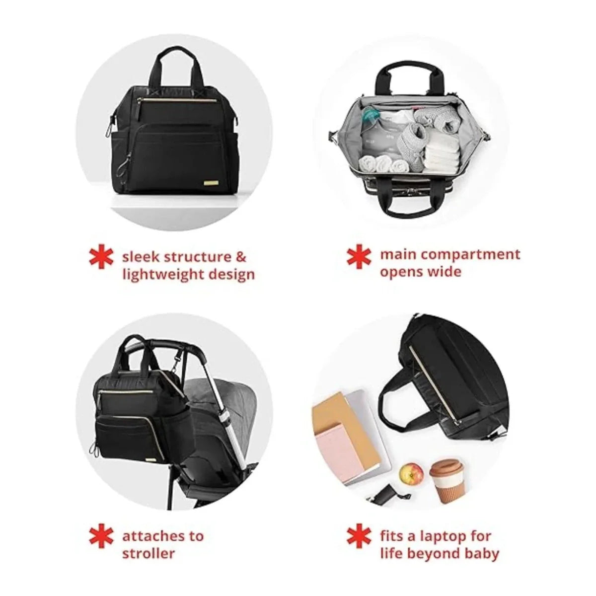 Skip Hop Main Frame Changing Backpack - Navy Blue