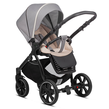 Noordi Sole Go 3in1 + Travel Carrier Car Seat, Warm Grey