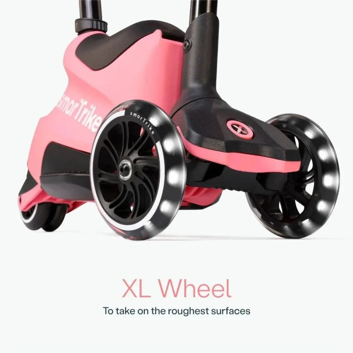 smarTrike Xtend Ride On Scooter Plus - Salmon