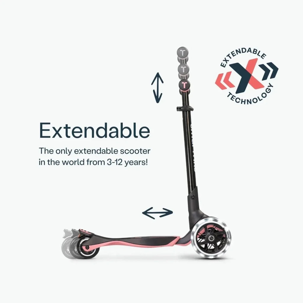 smarTrike Xtend Ride On Scooter Plus - Salmon