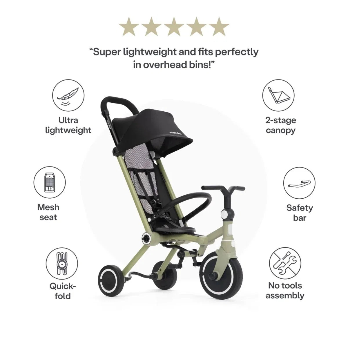 smarTrike Wonder Trike - Olive