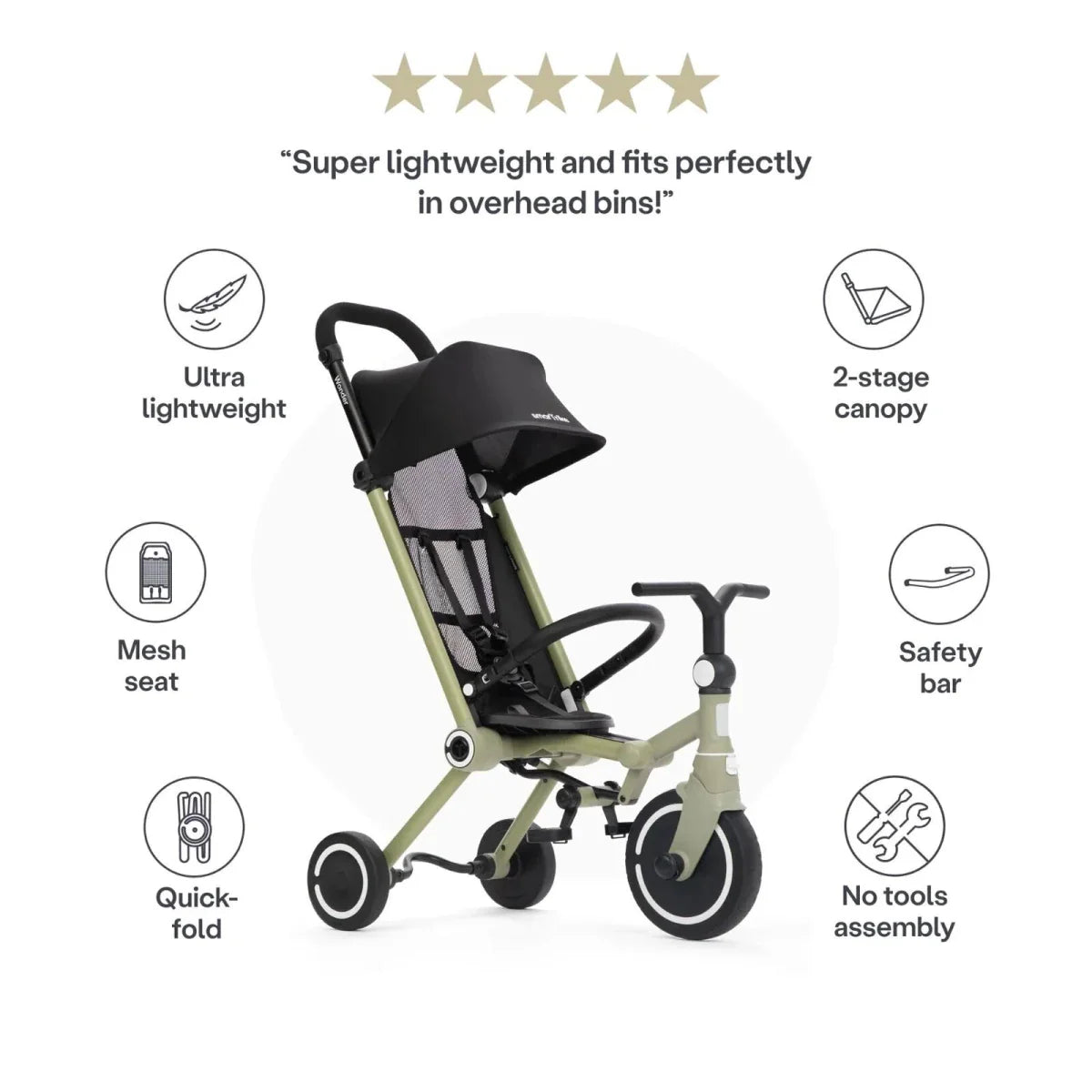 smarTrike Wonder Trike - Olive