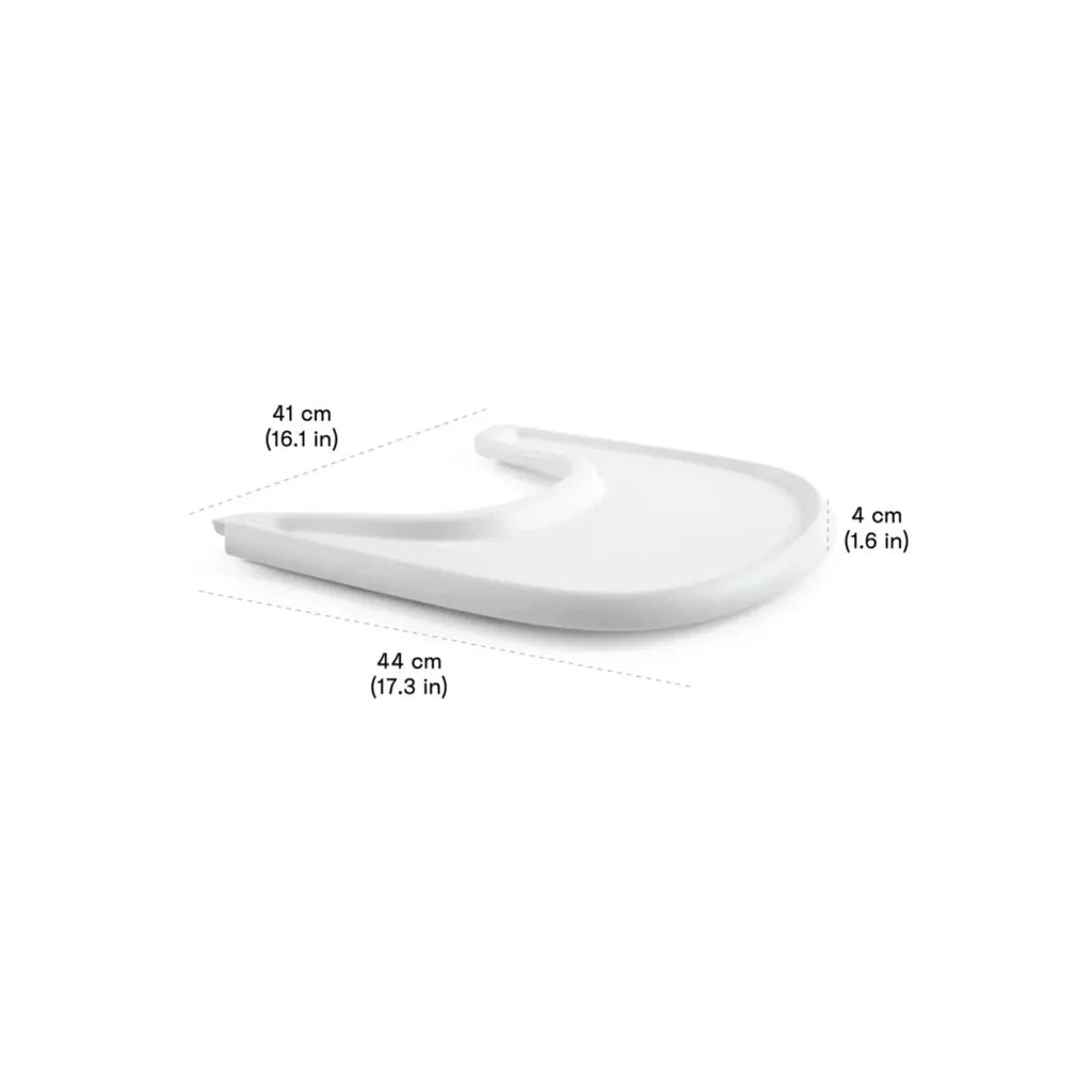 Stokke Tripp Trapp Highchair Tray - Vanilla White