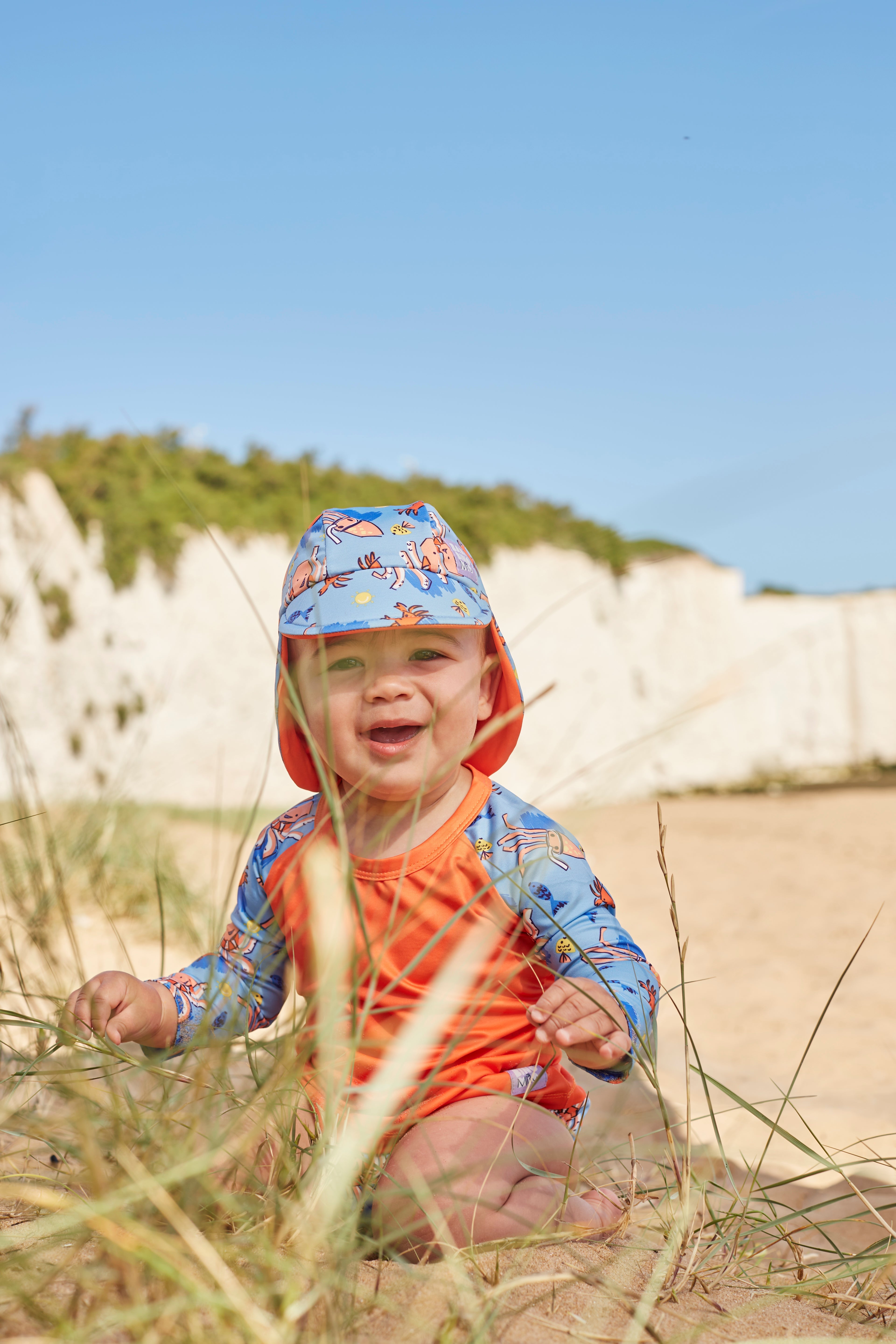 Reusable Swim Nappy in Flame