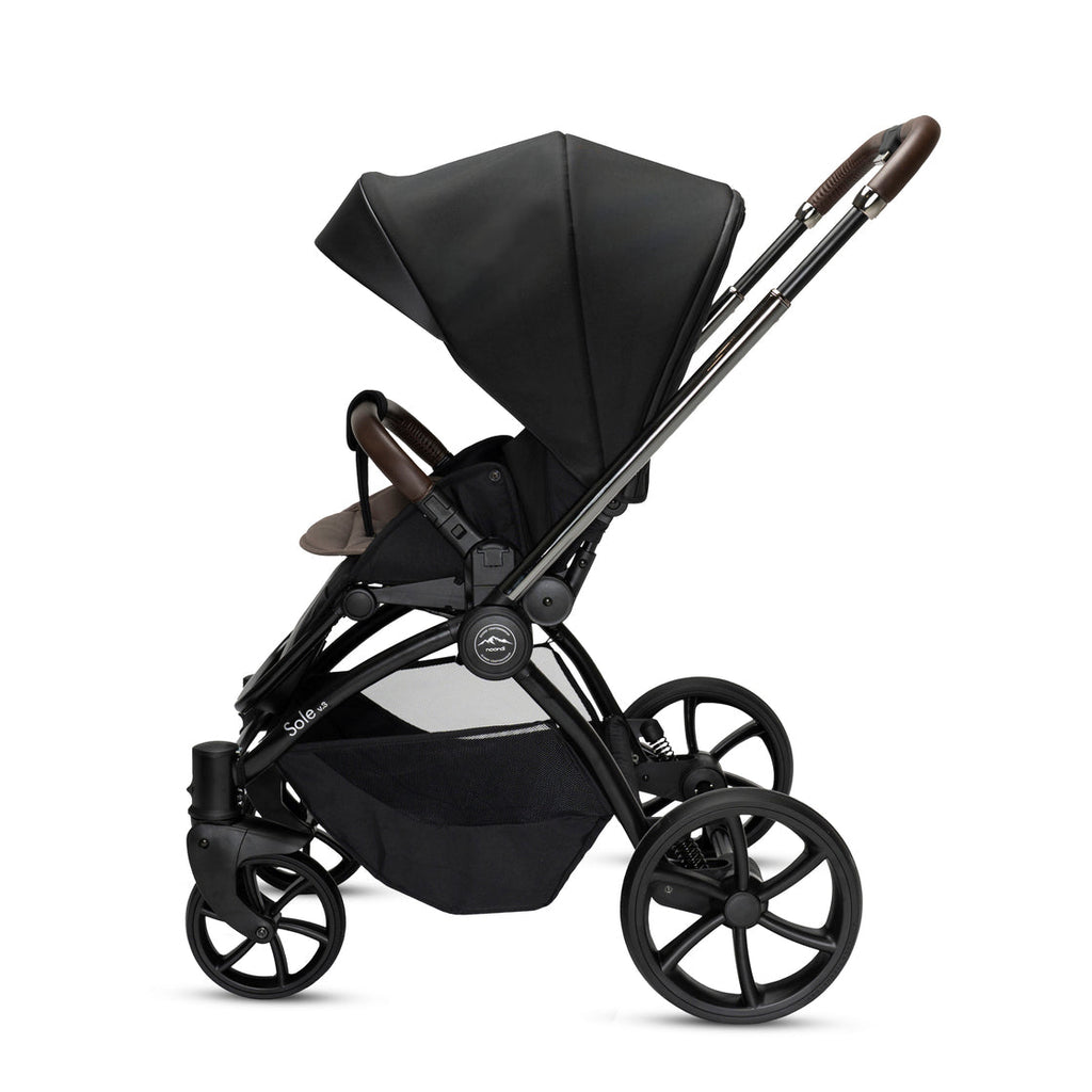 Noordi Sole V3 - 2in1 Pushchair with ThermoCot™ Carrycot, Slate Black