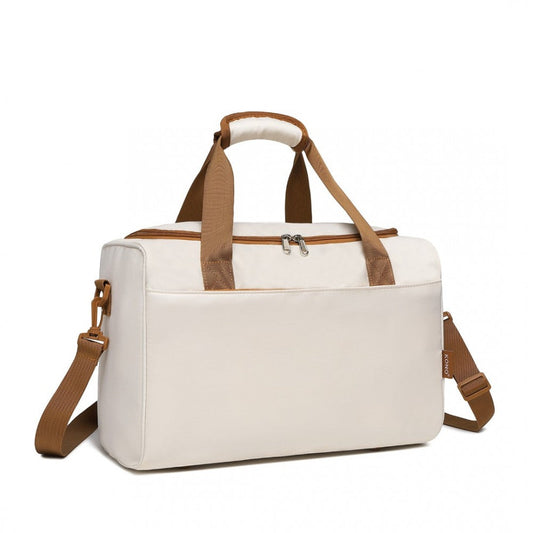 Spacious Travel Crossbody Bag (Available in Cream/Green/Pink) - Little Lug