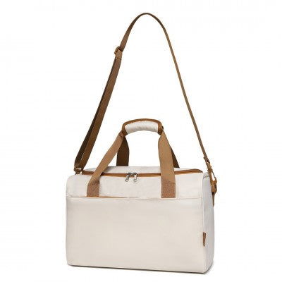 Spacious Travel Crossbody Bag (Available in Cream/Green/Pink) - Little Lug