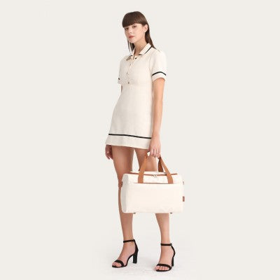 Spacious Travel Crossbody Bag (Available in Cream/Green/Pink) - Little Lug