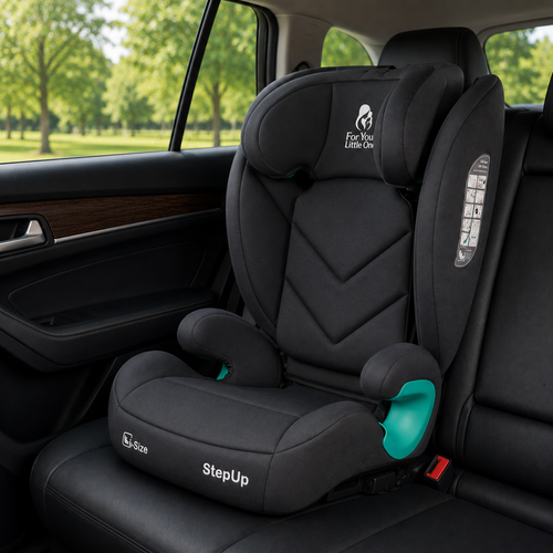 For Your Little One Stepup I-Size Isofix 2/3 Car Seat Booster Seat - Slate Mist (4-12 Years)