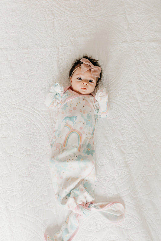 Copper Pearl Newborn Gown Whimsy