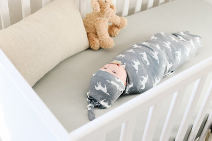 Copper Pearl Top Knot Hat Colt 0-4m