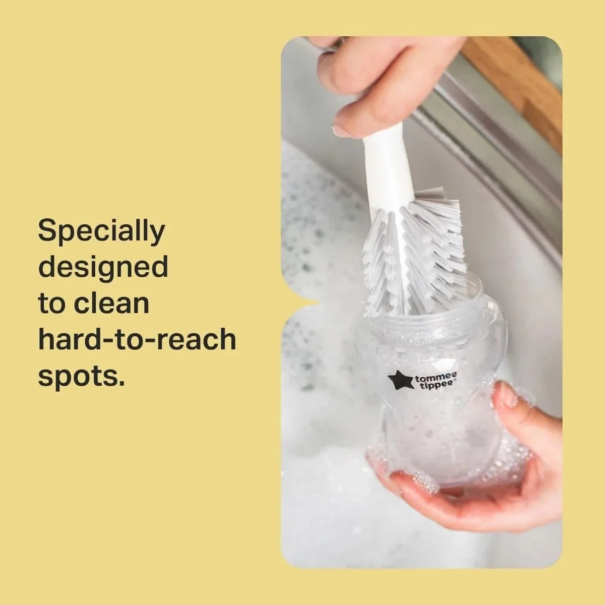 Tommee Tippee 2-in-1 Clean Bottle and Teat Brush