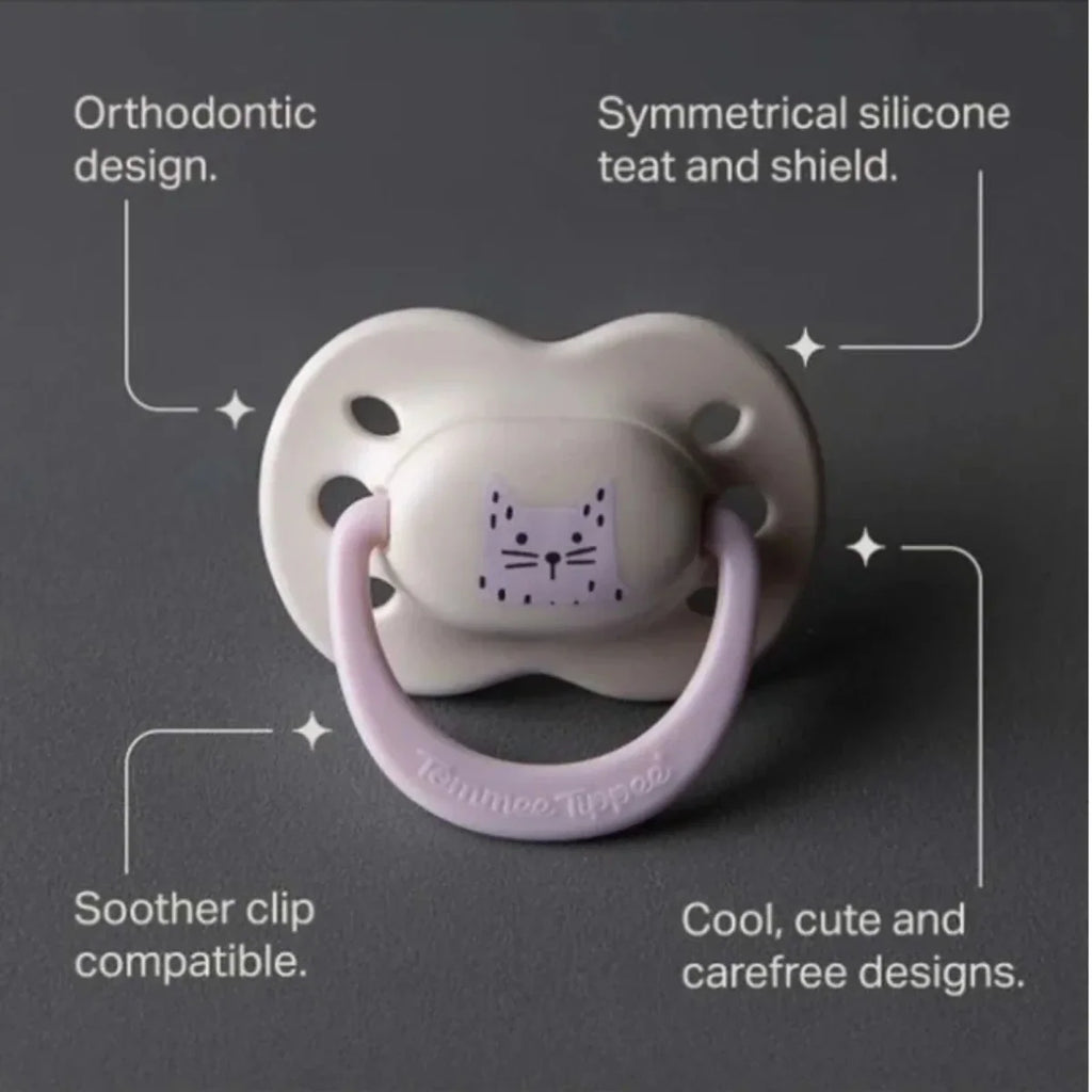 Tommee Tippee Ultra Fit Silicone Soother Boy 0-6 months Pack of 2
