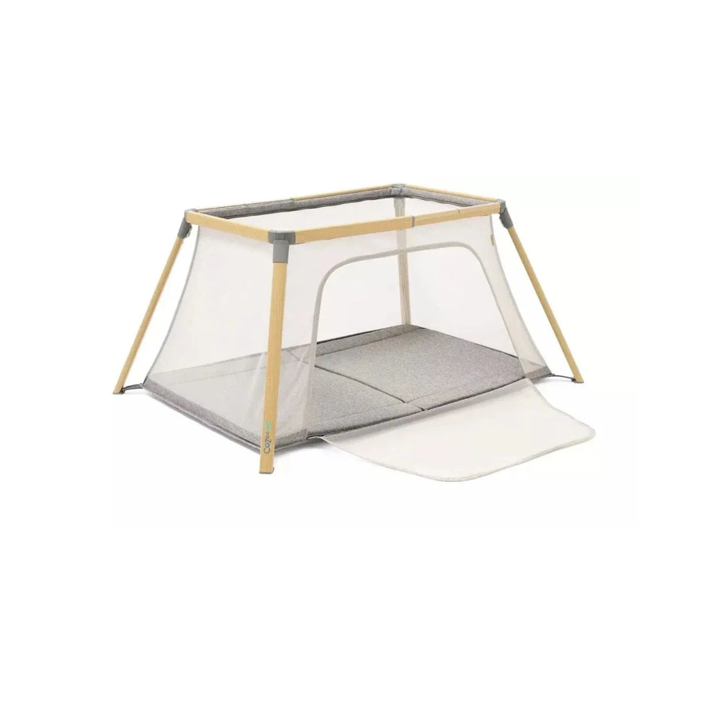 Tutti Bambini CoZee Go Day & Night Playpen - Oak/Charcoal